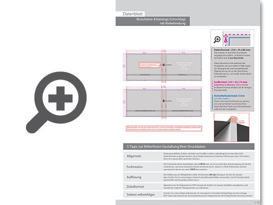 Product Bild brosch__re_mit_pur-klebebindung__endformat_din_a7_quer__208-seitig